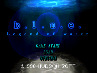 b.l.u.e. - Legend of Water [Model SLPS-01459] screenshot