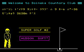 Super Golf #2 [Model X-1006-G] screenshot