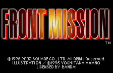Front Mission [Model SWJ-SQRC10] screenshot