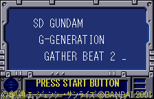 SD Gundam G-Generation - Gather Beat 2 [Model SWJ-BANC12] screenshot