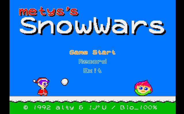 Metys's SnowWars screenshot