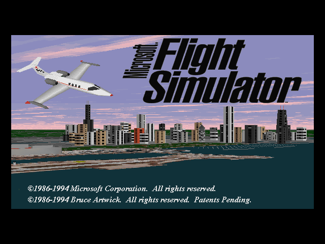 Microsoft Flight Simulator Ver. 5.0 screenshot