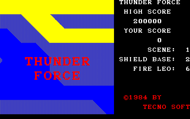 Thunder Force [Model TP8-010] screenshot