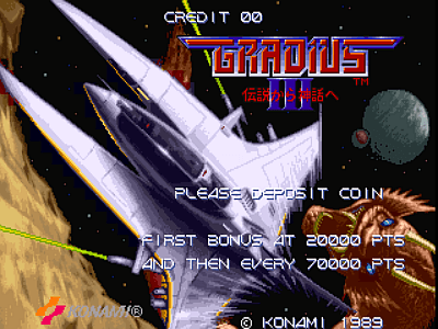 Gradius III - Densetsu Kara Shinwa-e [Model GX945] screenshot