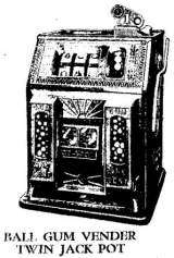 Blue Seal [Twin Jack Pot] [Ball Gum Vender] [Model 2] the Slot Machine