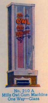 Owl Gum Machine [1-Way] [Glass model] the Vending Machine