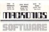 Goodies for Breakout + Space Invaders + Music
