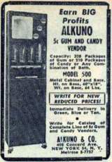 Goodies for Gum & Candy Vendor [Model 500]