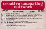 Goodies for Brain Games-1 [Model CS-4004]