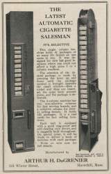 Goodies for Automatic Cigarette Salesman