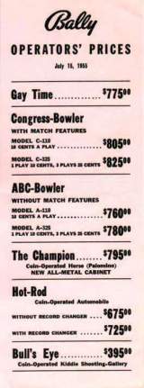 Goodies for ABC Bowler [Model A-110]