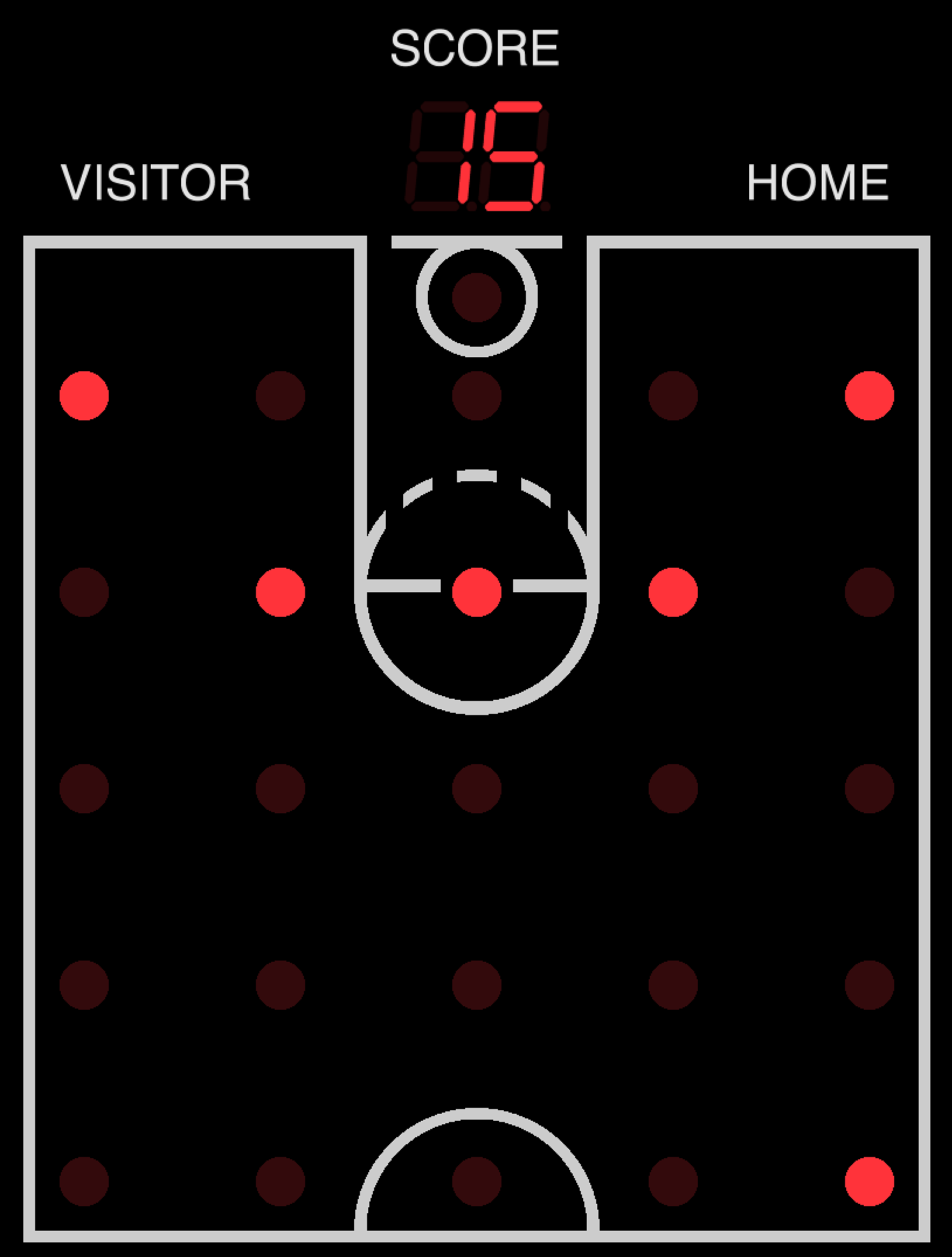 Half Court - Computer Basketball [Model 7-470] screenshot