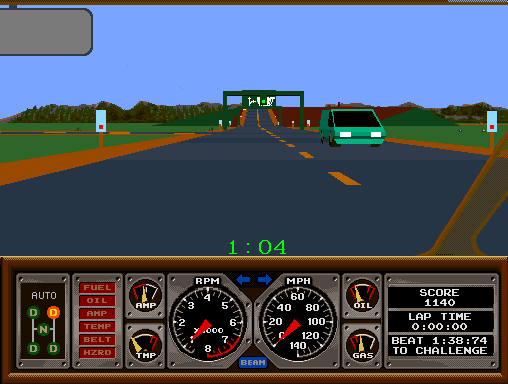 Hard Drivin' [Model 136052] screenshot