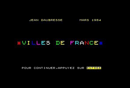 Villes de France screenshot