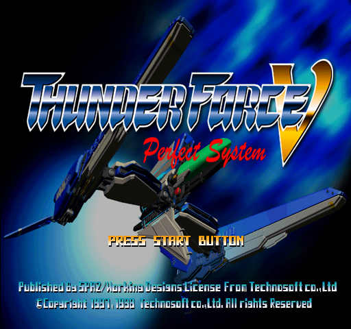 Thunder Force V - Perfect System [Model SLUS-00727] screenshot