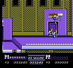 Double Dragon II - The Revenge [Model NES-W2-USA] screenshot