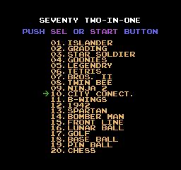 72-in-1 screenshot