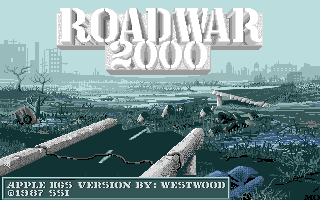 Roadwar 2000 screenshot