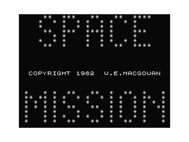 Space Mission screenshot