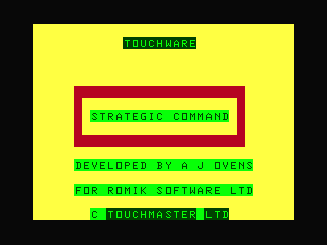 Strategic Command screenshot