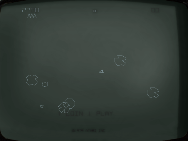 Asteroids [Upright model] screenshot