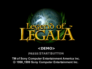 Legend of Legaia Demo [Model SCUS-94366] screenshot
