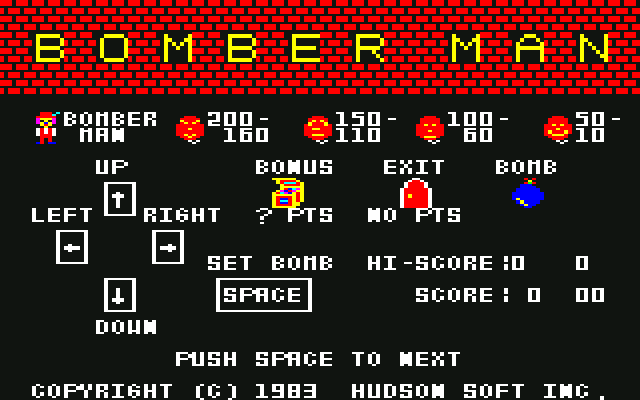 Bomber Man [Model S2-1005] screenshot