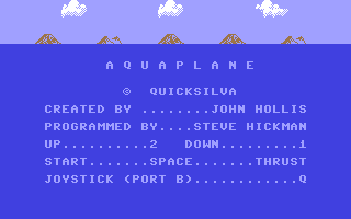 Aquaplane [Model QSC 0051] screenshot