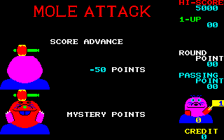 Mole Attack screenshot