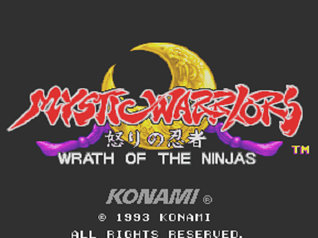 Mystic Warriors - Ikari no Ninja [Model GX128] screenshot