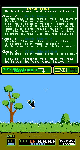 Duck Hunt [Model PCH1-R-DH] screenshot