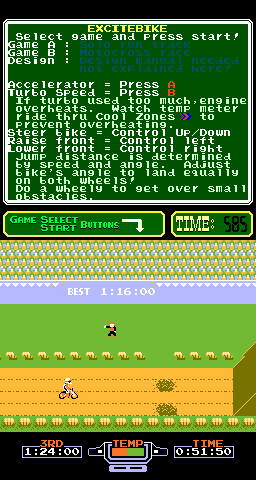 Excitebike [Model PCH1-R-EB] screenshot