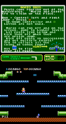 Mario Bros. [Model PCH1-R-MA] screenshot