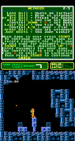 Metroid [Model PCH1-R-MT] screenshot