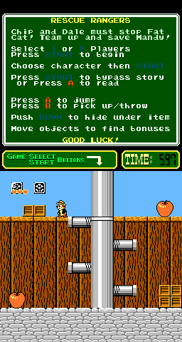 Disney's Chip 'n Dale - Rescue Rangers [Model PCH1-R-RU] screenshot