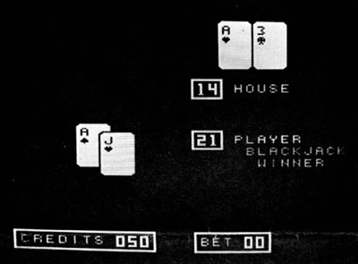Casino Black Jack [Console model] screenshot