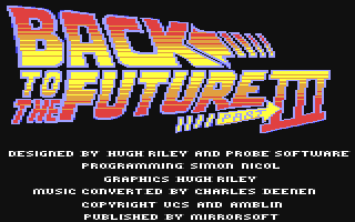 Back to the Future part III screenshot