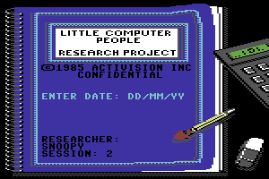 Little Computer People screenshot