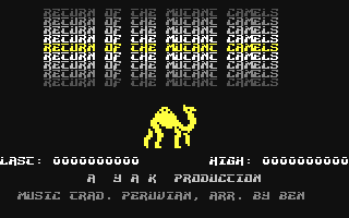 Return of the Mutant Camels screenshot