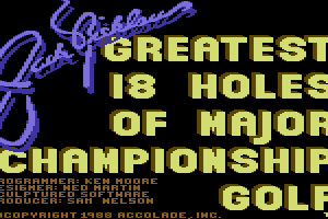 Jack Nicklaus' Greatest 18 Holes of Major Championship Golf [Model 58111] screenshot