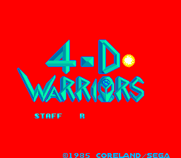 4-D Warriors [Model 834-5918] screenshot