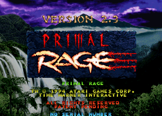 Primal Rage screenshot