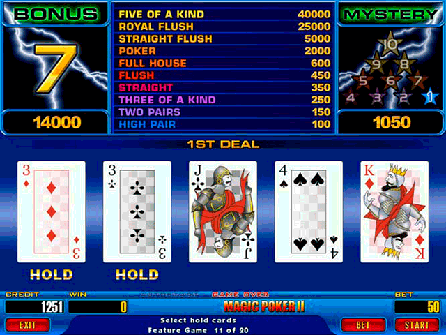 Magic Poker II screenshot