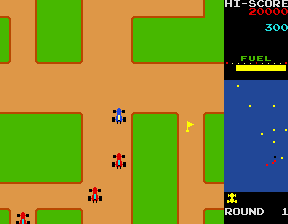Rally-X screenshot