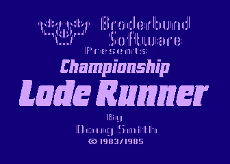 Championship Lode Runner screenshot