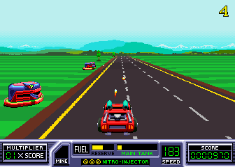 Road Blasters [Upright model] screenshot