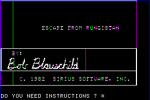 Escape from Rungistan screenshot