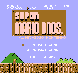 25th Anniversary Super Mario Bros. ripped from Wii screenshot
