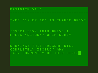 Fastdisk screenshot