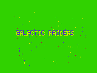 Galactic Raiders screenshot